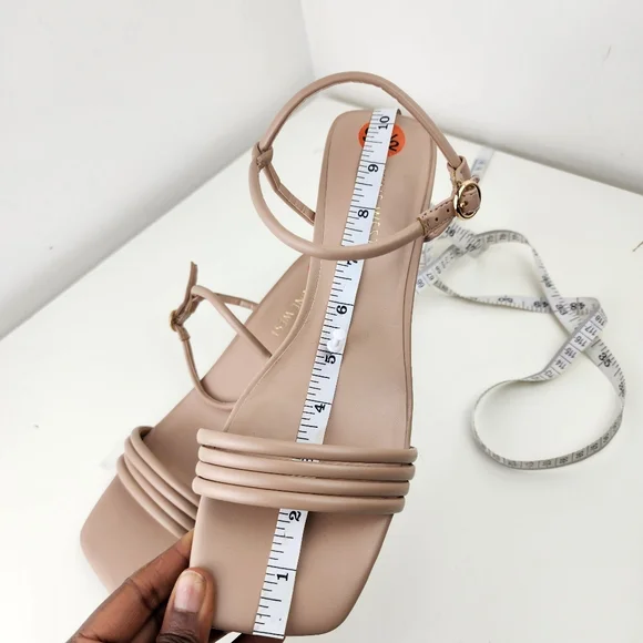 Elegant Tan Women's Sandals - Picture 9 of 11